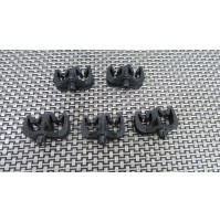 7701422217 KIT 5 PZ CLIP PASSACAVI DOPPIO PER RENAULT 19 - CHAMADE - R21 - ES...