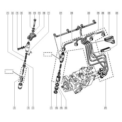 GUARNIZIONE INIETTORI RENAULT TRAFIC 7701024647-0