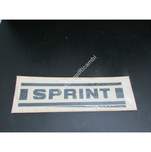 KIT 2 ADESIVI SCRITTA SPRINT APPLICAZIONI VARIE AUTO D'EPOCA