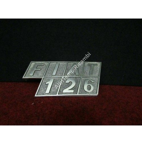 LOGO STEMMA EMBLEMA FREGIO FIAT 126