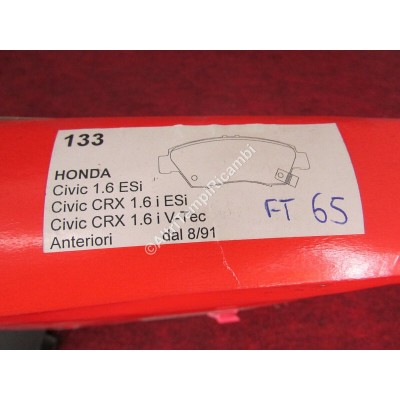 PASTIGLIE FRENO ANTERIORE AUDI COUPE' 2.0 I DAL '92 AL '96 - HONDA CIVIC 1.6 ESI-4