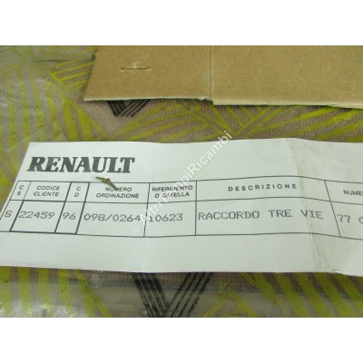 RACCORDO A 3 VIE RENAULT 7700519230-3