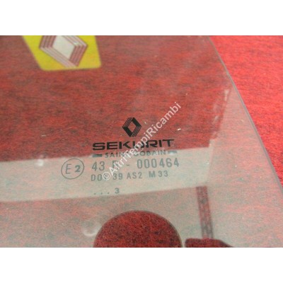 VETRO SCENDENTE POSTERIORE SX RENAULT R19 7701465253-2