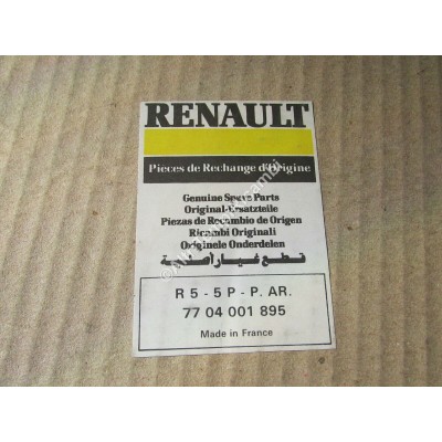 VETRO SCENDENTE POSTERIORE SX RENAULT R5 7704001895-2